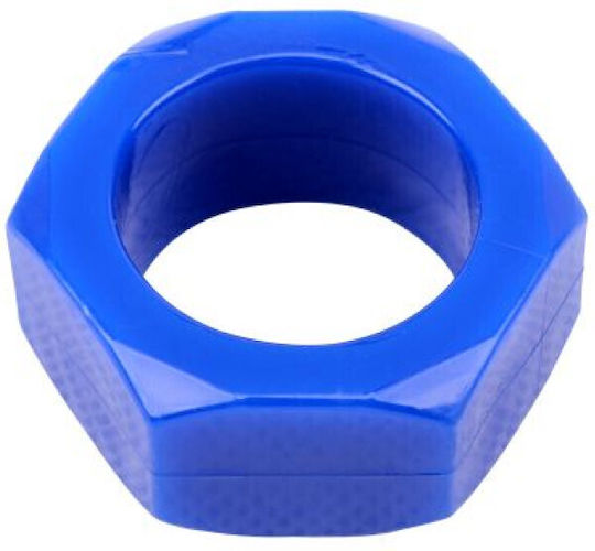 Chisa Novelties Get Lock Nust Bolts Cock Ring Δαχτυλίδι Πέους Μπλε