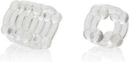 Calexotics Colt Enhancer Rings Clear Σετ Δαχτυλίδια Πέους Σιλικόνης Διάφανα