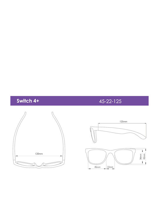 Real Shades Switch Sunglasses for Kids Multicolour for 4-6 Years