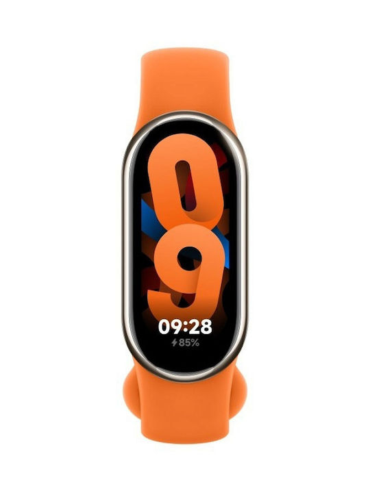 Xiaomi Λουράκι Σιλικόνης με Pin Sunrise Orange (Smart Band 8 / Smart Band 9 / Smart Band 10)