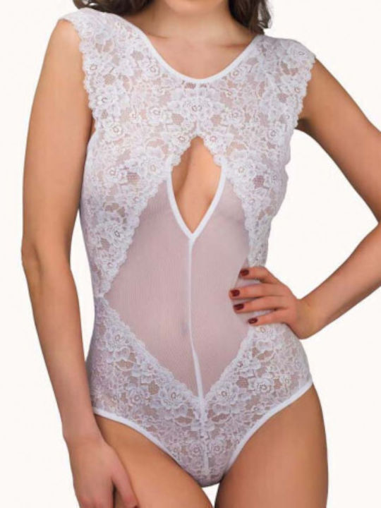 Tet Lingerie Elegant Abby Teddy Lingerie Sexy Bodysuit with Lace