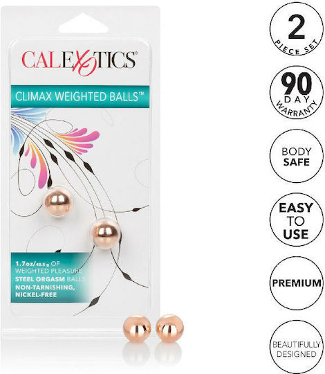 Calexotics Climax Weighted Balls Κολπικές Μπάλες Χρυσές
