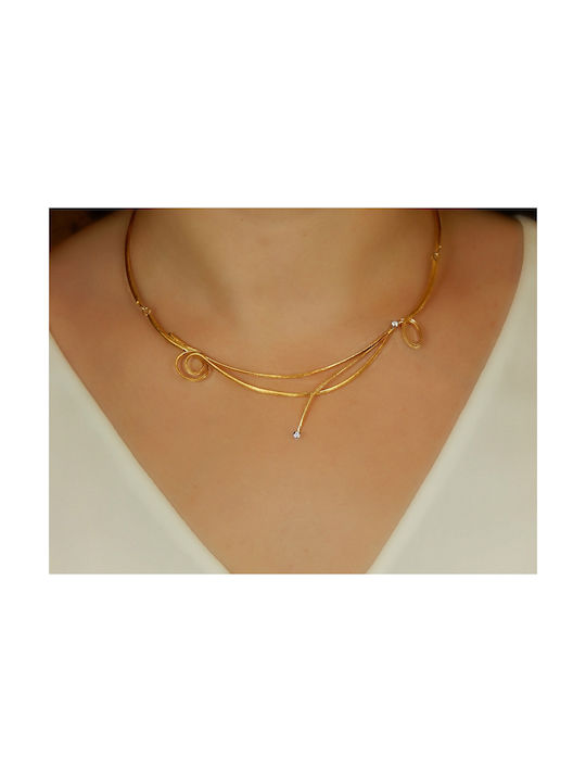 Polytimo Necklace from Gold 14K