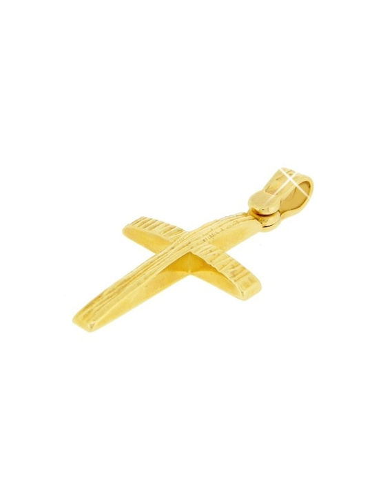 Xrisokosmima Herren Gold Kreuz 14K