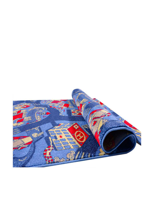 Polcarpet Παιδικό Χαλί Μπλε 133x190cm