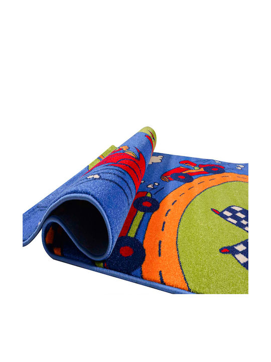 Polcarpet Παιδικό Χαλί Μπλε 133x190cm