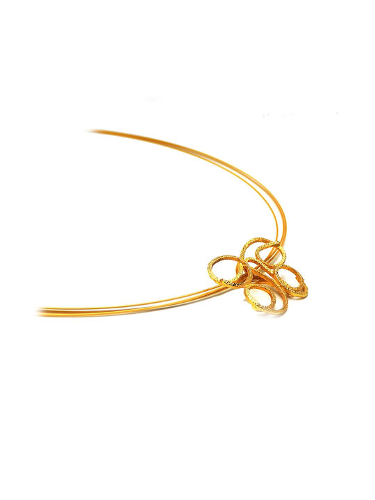 Polytimo Necklace Gold Plated