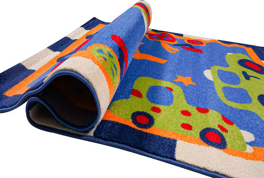 Polcarpet Παιδικό Χαλί Μπλε 133x190cm