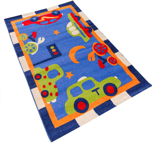 Polcarpet Παιδικό Χαλί Μπλε 133x190cm