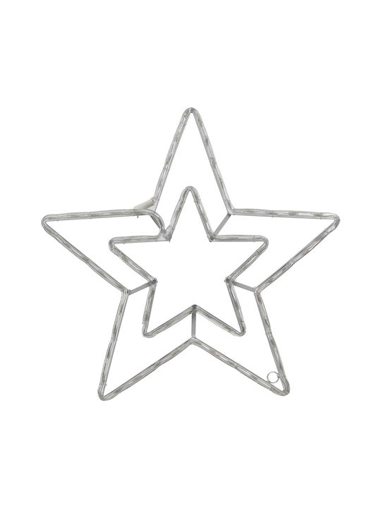 Plastic Christmas Decorative Pendant Star 52x55cm Multicolour