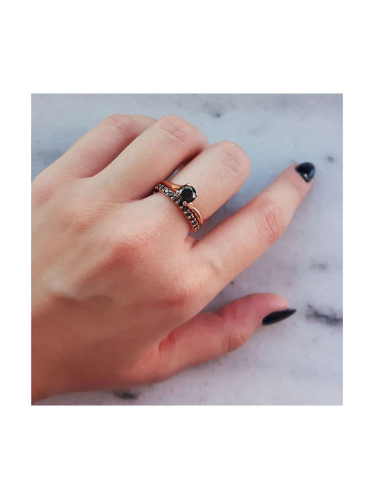 Single Stone from Rose Gold