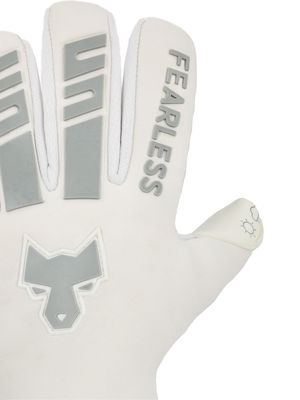 Fearless Goalkeepers Wolf X Torwarthandschuhe Erwachsene & Kinder Weiß