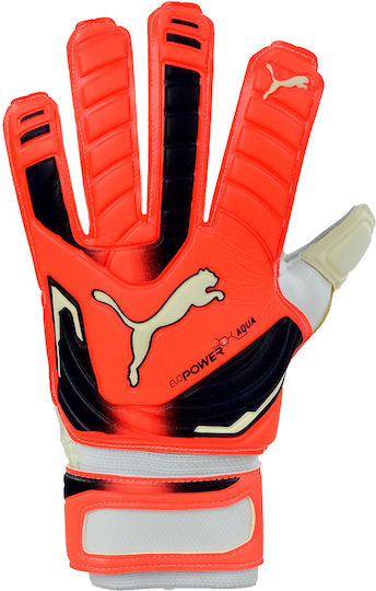PUMA Evo Power Grip 2 Aqua Adults Goalkeeper Gloves Orange
