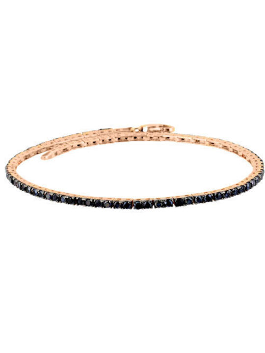 Bracelet Riviera made of Gold 14K with Zircon