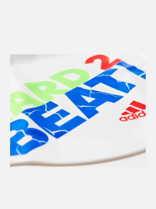 adidas Slogan Schwimmkappe Erwachsene Weiß