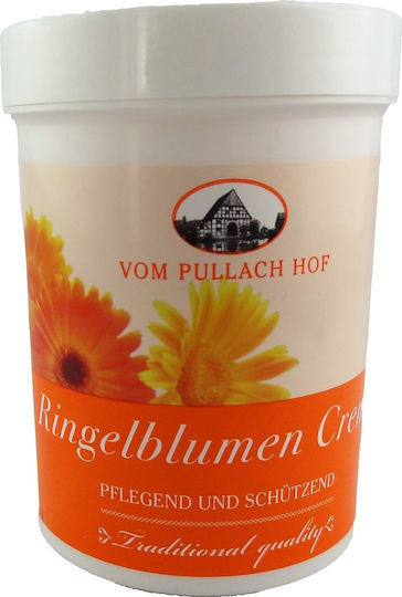 Vom Pullach Hof Calendula Cream Feuchtigkeitsspendende Lotion Regeneration mit Harnstoff für Trockene & Empfindliche Haut 150ml