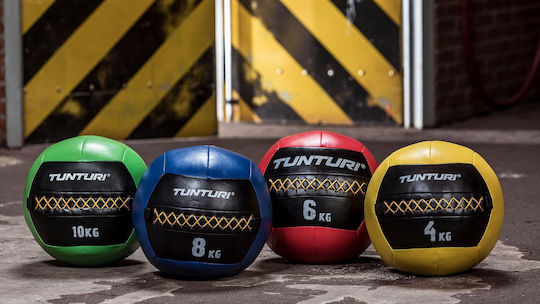 Tunturi Μπάλα Wall 36cm , 4kg σε Κίτρινο Χρώμα