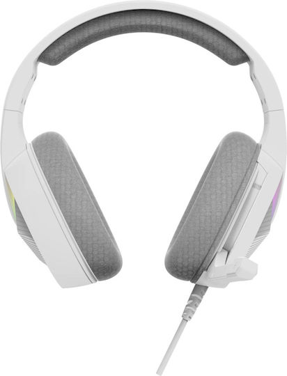 Marvo H8618 Over Ear Gaming Headset with Connection USB White