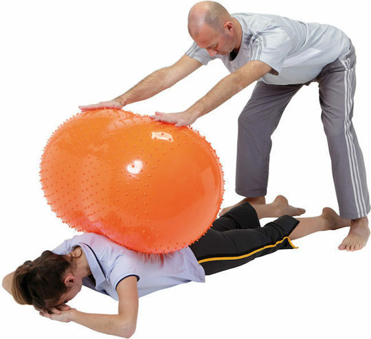 Camelino Sens’O’Roll Μπάλα Pilates 50cm σε Πορτοκαλί Χρώμα