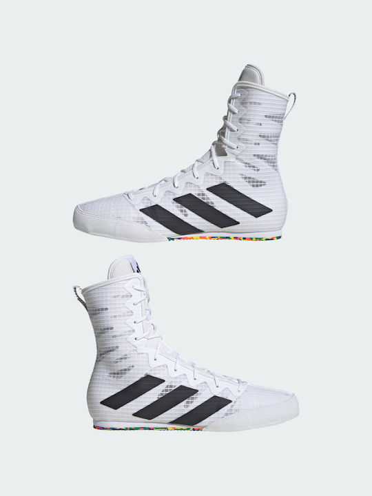 adidas Hog 4 Pantofi De Box Înălțați Albi