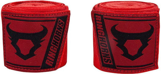Ringhorns Handwraps Red 2.5m Martial Arts Hand Wraps 2.5m Rot