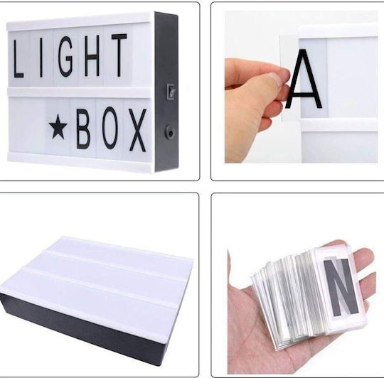 Dekorative Lampe Panel Weiß