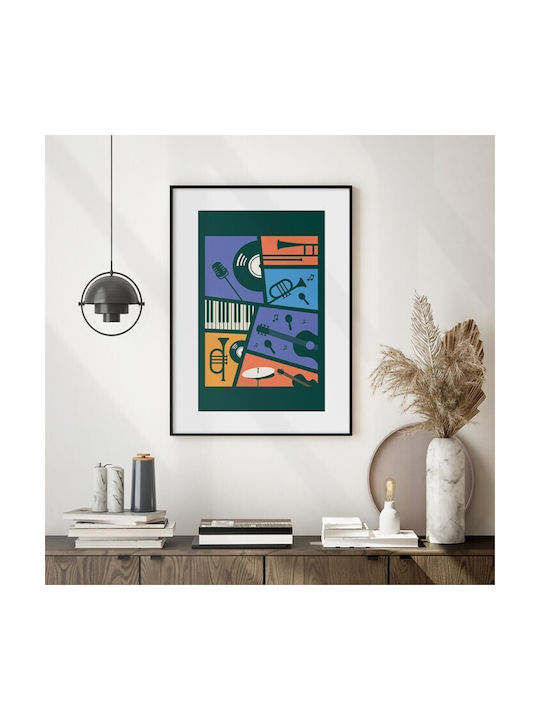 Walls Αφίσα Jazz Music Instruments 20x30cm Walls Αφίσα Jazz Music Instruments 20x30cm