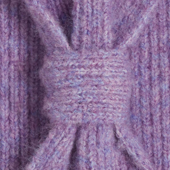 Unisex Headband Πλεκτό σε Μωβ χρώμα
