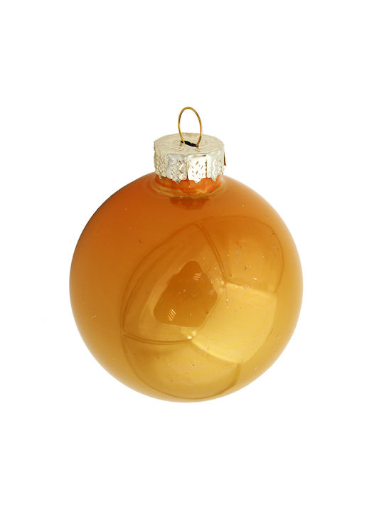 Christmas Ball Ornament Orange 5.7cm 16pcs