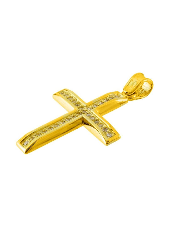 Women's Gold Cross 9K with Chain