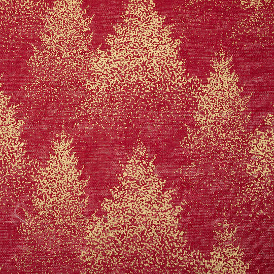 Christmas Tablecloth Runner Fabric Red L300xW28cm.