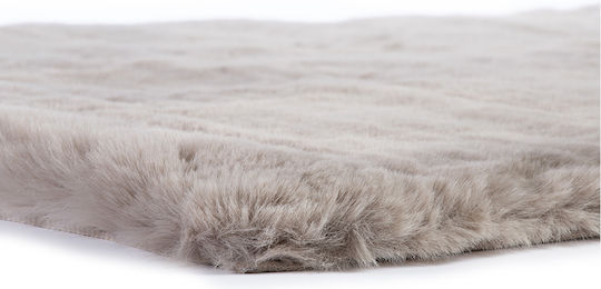 Nef-Nef Homeware Estelle Χαλί Ορθογώνιο Shaggy Γούνινο Ecru 150x200cm