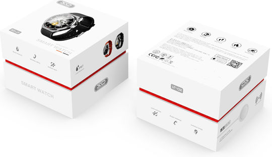XO J1 Porsche Smartwatch with Heart Rate Monitor (Silver)