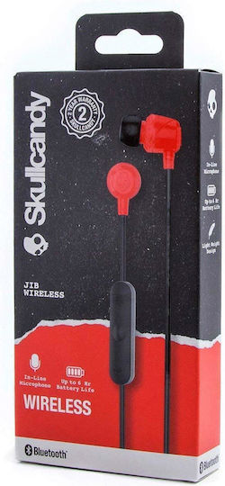 Skullcandy Jib In-ear Bluetooth Handsfree Κόκκινο