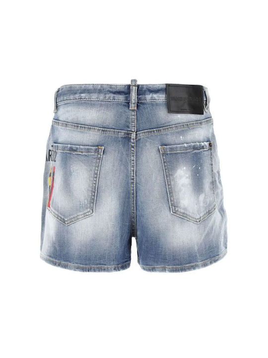 Dsquared2 Icon Women's Jean Shorts Blue