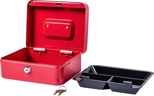 Kassenschrank mit Schloss CB1 Rot