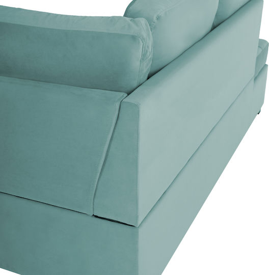 Jade Ecksofa mit Schlafsofa mit Linke Ecke Samt Verbena 250x180x88cm