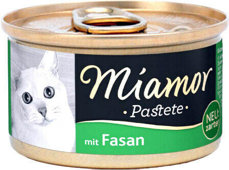 Miamor Pastete Wet Food for Adult Cats in Cans with Phasianus Grain-Free 85gr
