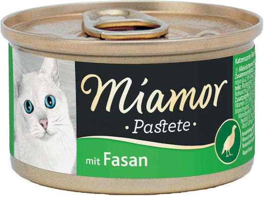 Miamor Pastete Wet Food for Adult Cats in Cans with Phasianus Grain-Free 85gr