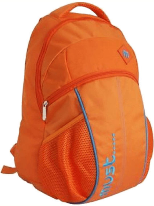 Must Delta School Bag Backpack Junior High-High School in Orange color