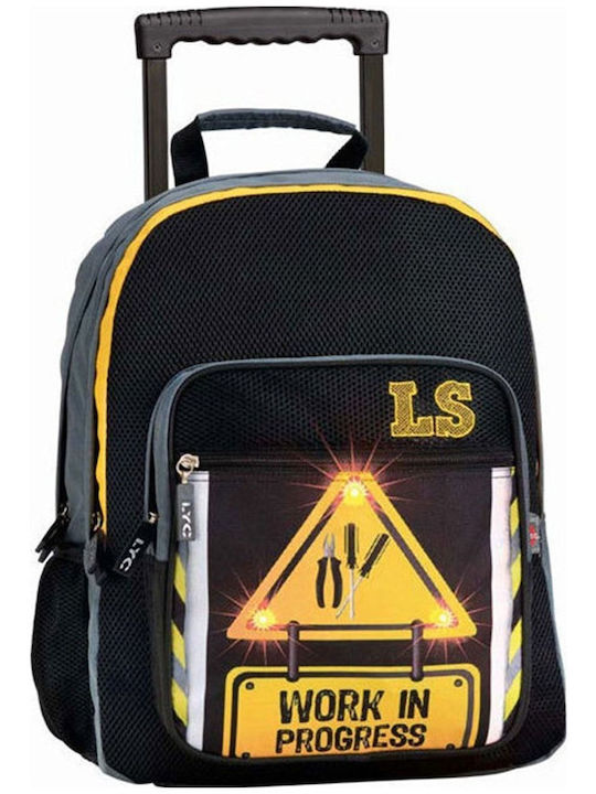 Lyc Sac School Bag Backpack Elementary, Elementary in Black color