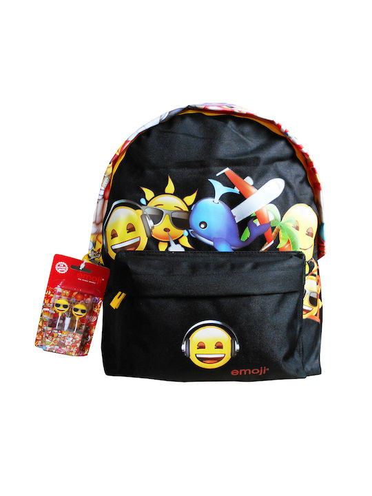 Paxos Emoji Funny Friends Σχολική Τσάντα Πλάτης Νηπιαγωγείου Πολύχρωμη