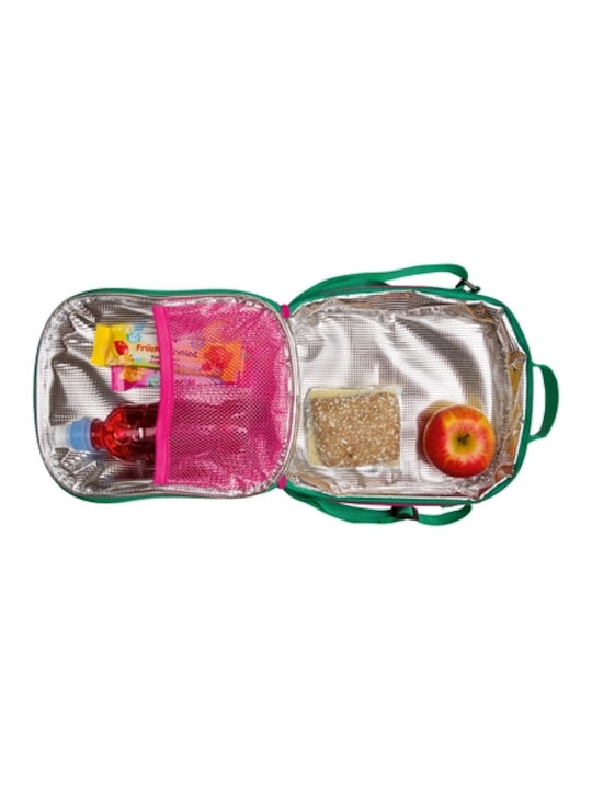 Laessig 4kids Wildlife Tiger Lunch Bag Σχολική Τσάντα Ώμου Νηπιαγωγείου σε Πράσινο χρώμα