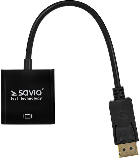 Savio Converter DisplayPort male to DVI-I female 1pcs CL-91