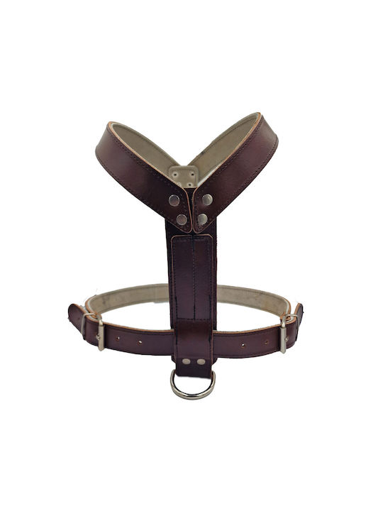 ByLeather Σαμαράκι Σκύλου Δερμάτινο Καφέ Medium 10970