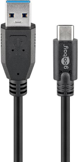 Goobay USB 3.0 Cable USB-C male - USB-A 15W Μαύρο 2m 71221