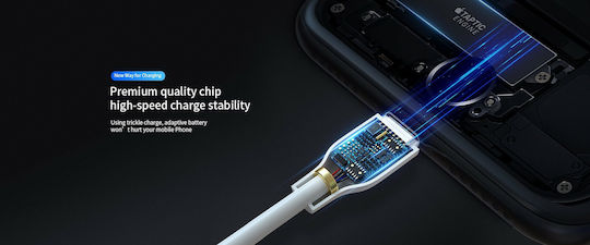 Joyroom S-L352 USB 2.0 Кабел USB-C Мъжки - USB-A Бял 1м
