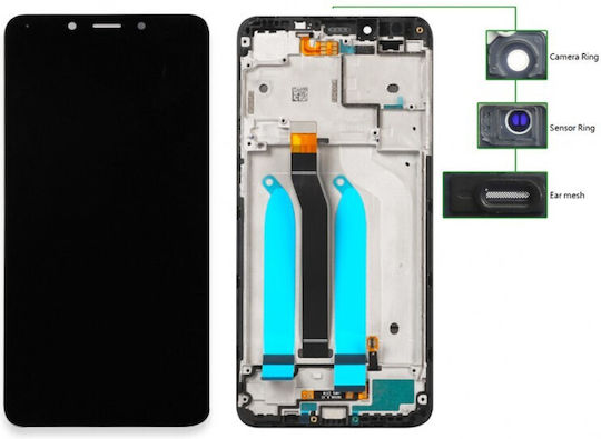 Екран със Сензорен Механизъм за Redmi 6a (Черен)