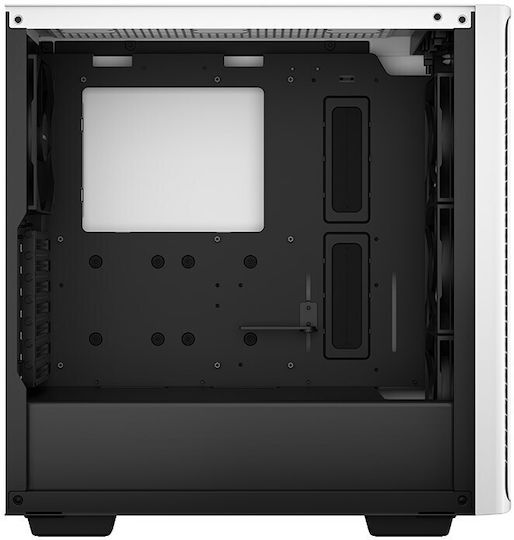 Deepcool CK560 Gaming Midi Tower Computer Case with White Side Window