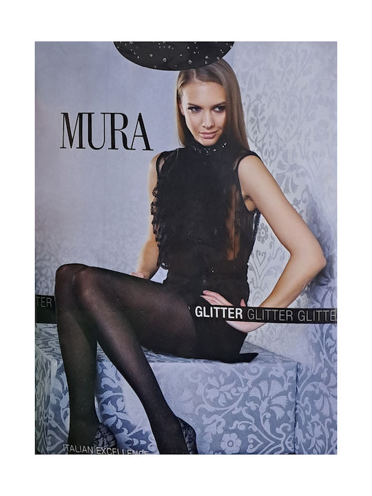 Mura Women's Pantyhose 50 Den Black